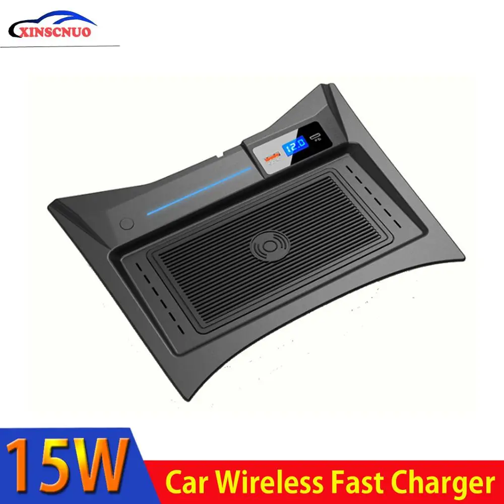 Car Accessories Vehicle Wireless Charger For Nissan X-TRAIL Fast Charger Module Wireless Onboard Car Charging Pad