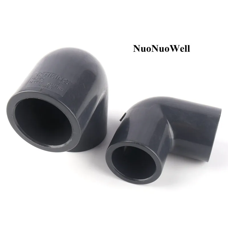 1pc 20 25 32 40mm Hi-Quality UPVC Elbow Connectors Aquarium Fish Tank Adapter Garden Irrigation Home Drinking Water Pipe Joints