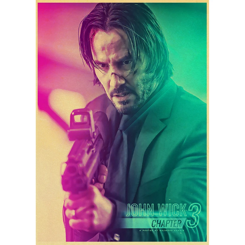 Newly Movie John Wick,5D DIY Full Square Drill Diamond Painting Daimond Mosaic Diamant Embroidery Wedding Room Decoration WG1771