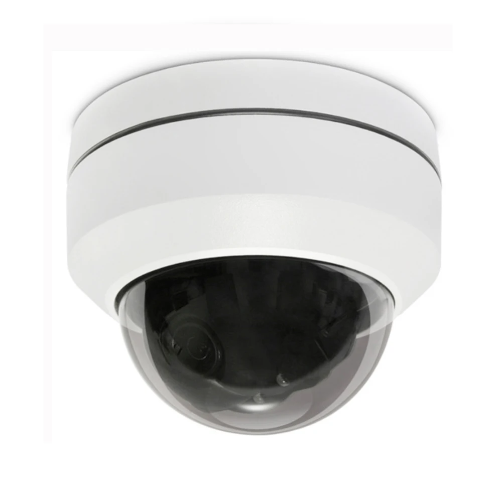 CamHi 5MP Security MINI PTZ IP Camera POE Human Detection 4X Zoom Lens Waterproof Speed Dome Outdoor Network Camera