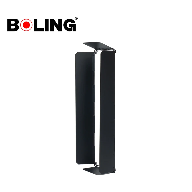 BOLING BL-2280SY Black Four Leaf LED Panel Barndoor For Photography Studio Flash Light BL-2280P BL-2280PB BL2280P BL2280PB