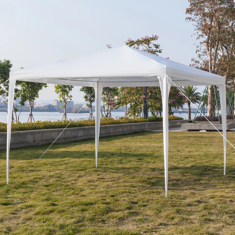 3x3m Waterproof Tent with Spiral Tubes Outdoor Wedding Party Dinner Canopy Beach Sun protection Gazebo