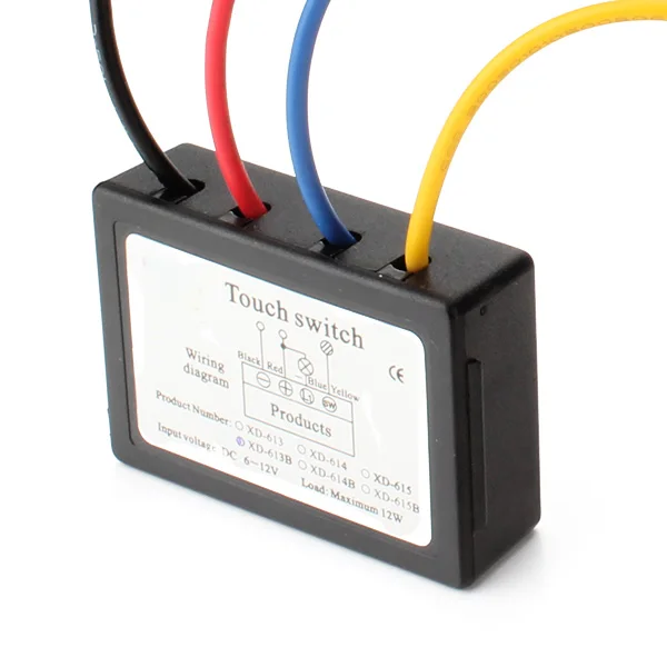 4 Mode On Off Touch Dimmer Switch XD-613B For Glass Body LED Lamp