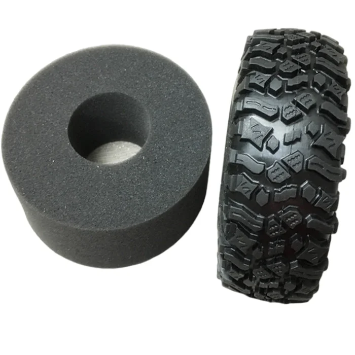 KYX Racing Rubber 2.2 Inch Tire 140mm*55mm Tyre for 1/10 Rc Crawler Car Axial SCX10 II 90046 D90 Wraith Traxxas TRX4 (2pcs)