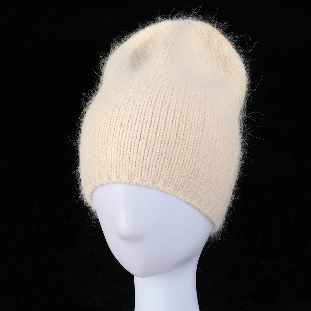 2021 neue Kaninchen pelz mode winter und Herbst Frauen Neue Ankunft Beliebte Damen Beanie Cap Hohe Qualität Modische Gestrickte Hüte – Detail 14