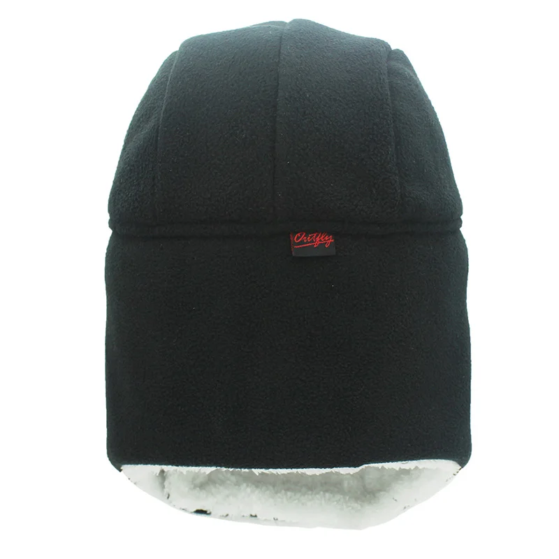 Outfly Winter Thermische Kids Bomber Hoeden Ademend Afneembare Masker Hoeden Faux Lam Haar Gevoerd Kinderen Warm Hoofddeksels Ski Caps