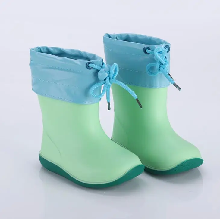 2021 New Children Shoes Toddler Infant Kids Baby Boys Girls PVC Rain Boots Waterproof Non-Slip Shoes Kids Shoes