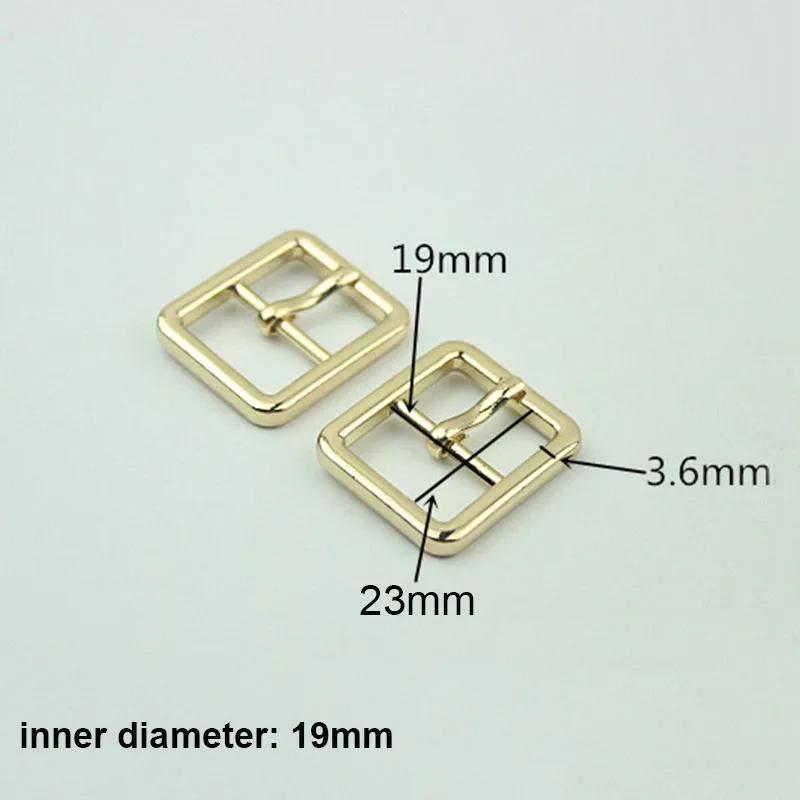 1pcs Metal Square Shape Belt Buckle Adjustable Buckle for Webbing Leather Craft Bag Strap Belt Garment Luggage DIY Accessory