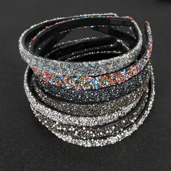 Crystal Rhinestones Headbands Luxury Hair Accessories Hairbands Sparkly Hair Bands Headdress Women