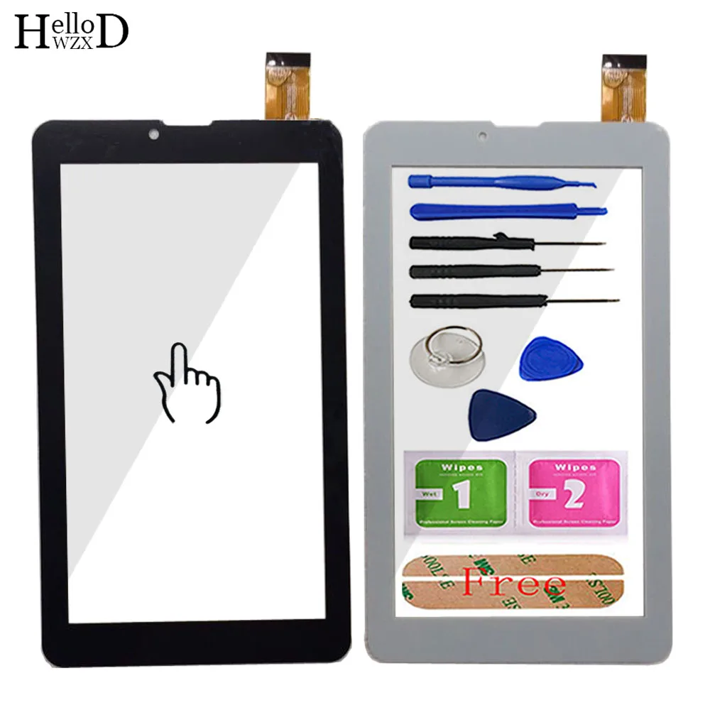 7'' Touch Screen TouchScreen For Archos 70 Copper Touch Screen Glass Tested Front Glass Digitizer Panel Sensor Adhesive