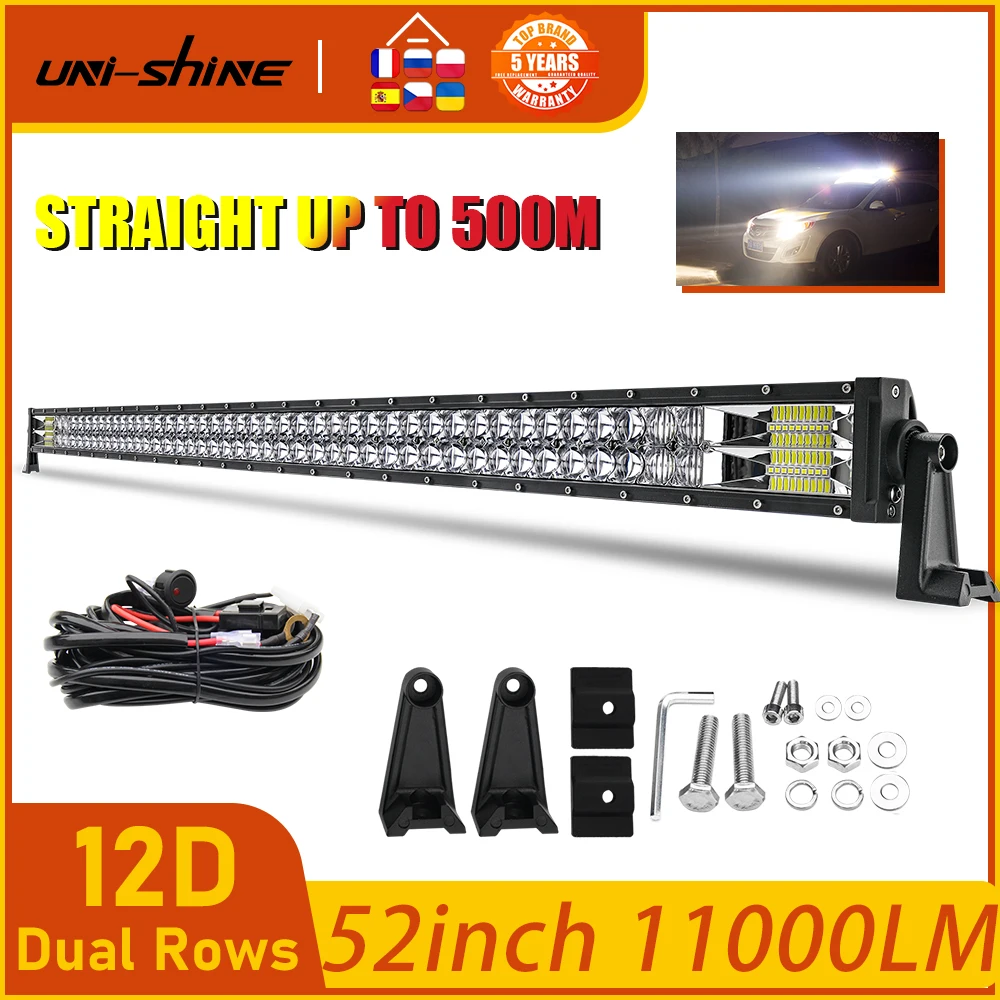 UNI-SHINE 12D Led Light Bar 52