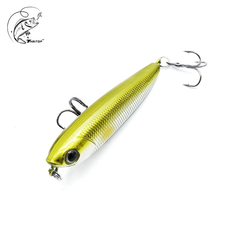 Thritop Hot Item New Pencil Fishing Lure 3G 60MM 5 Colors Professional Floating Hard Bait TP129 Carp Fishing Tackles