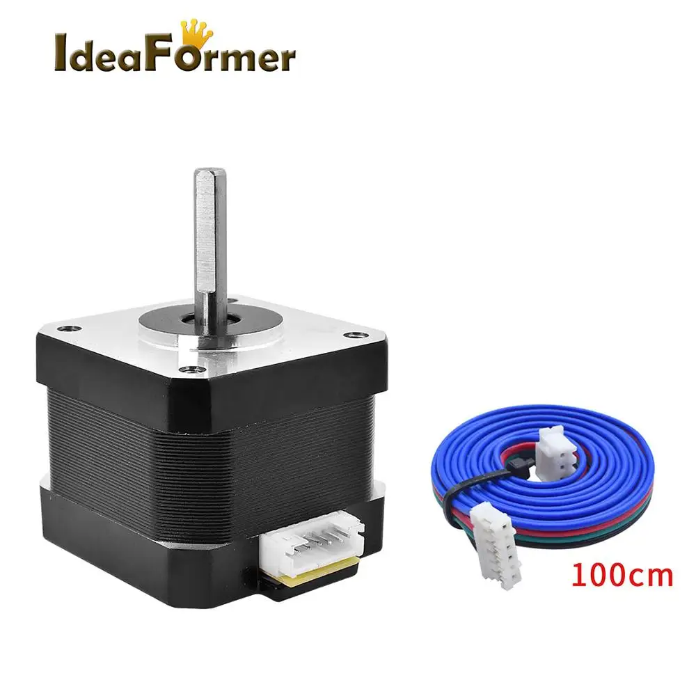 

3D Printer Nema 42 bipolar Stepper Motor For RepRapMotor 0.4A 34mm height 4 leads 42BYGH34H-23D High Quality