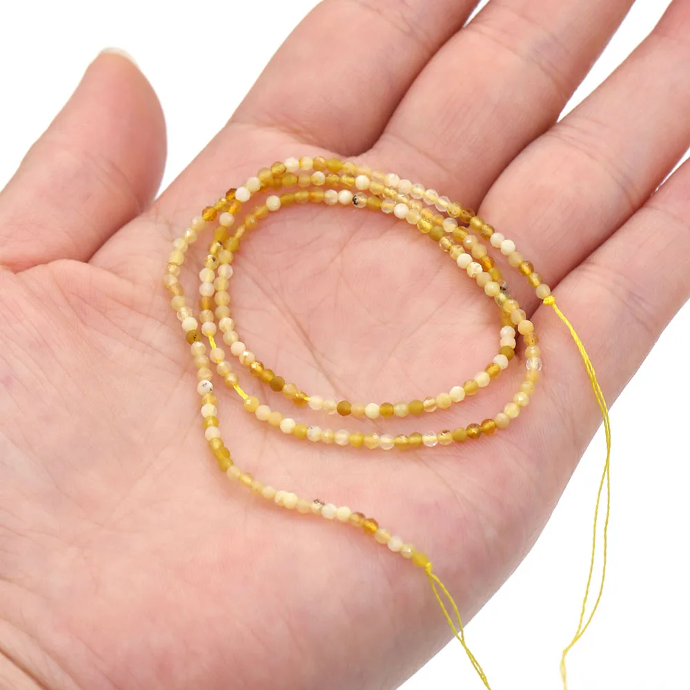 Naturstein Perlen Abschnitt Runde Form Mix Farben Lose Perle Für Die DIY Halsketten Armbänder Und Ohrringe 2/3/4/5mm – Detail 5