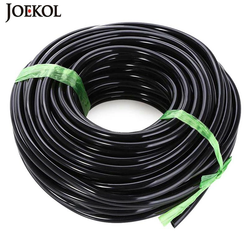 Manguera de riego de jardín, accesorio negro de alta calidad, 8/11mm, 4/7mm, Micro tubo de riego por goteo
