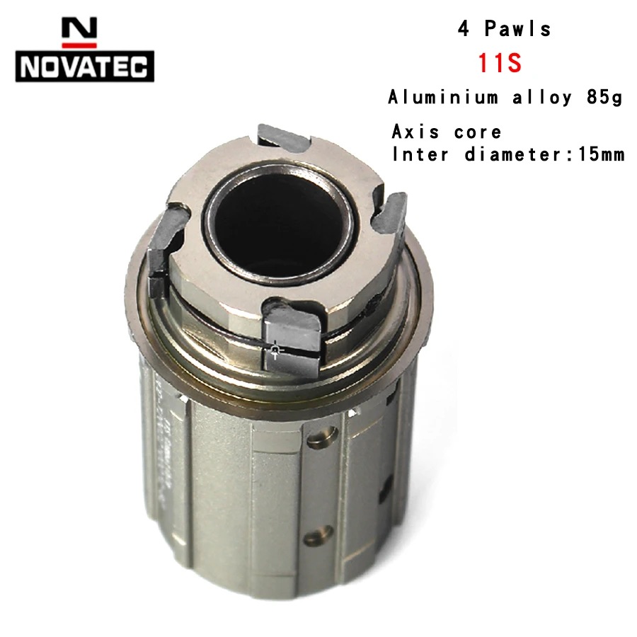 NOVATEC Cassette Body D792SB F482SB aluminum alloy D412SB FS62SB road bicycle cube 4 pawl 11S wheel Rear Hub Freehub