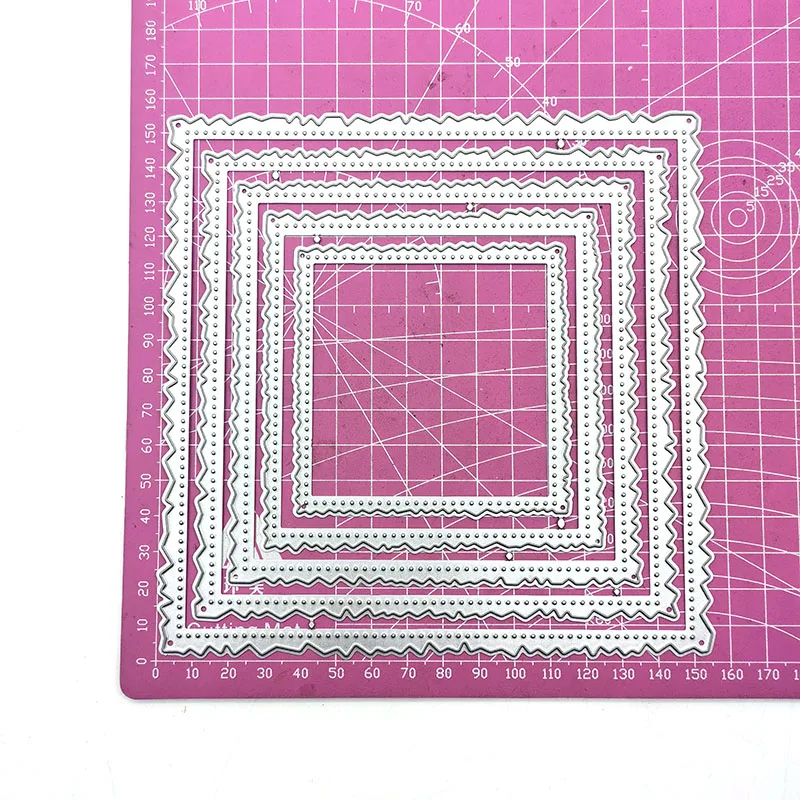 Julyarts Square Border Cut Die 2021 Die Cuts for Card Making Stencil Scrapbooking Photo Album Card Paper Embossing Craft DIY