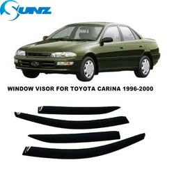 Side Window Deflector For Toyota Carina 1996 1997 1998 1999 2000 Black Window Visor Window Shield Sun Rain Deflector Guards SUNZ