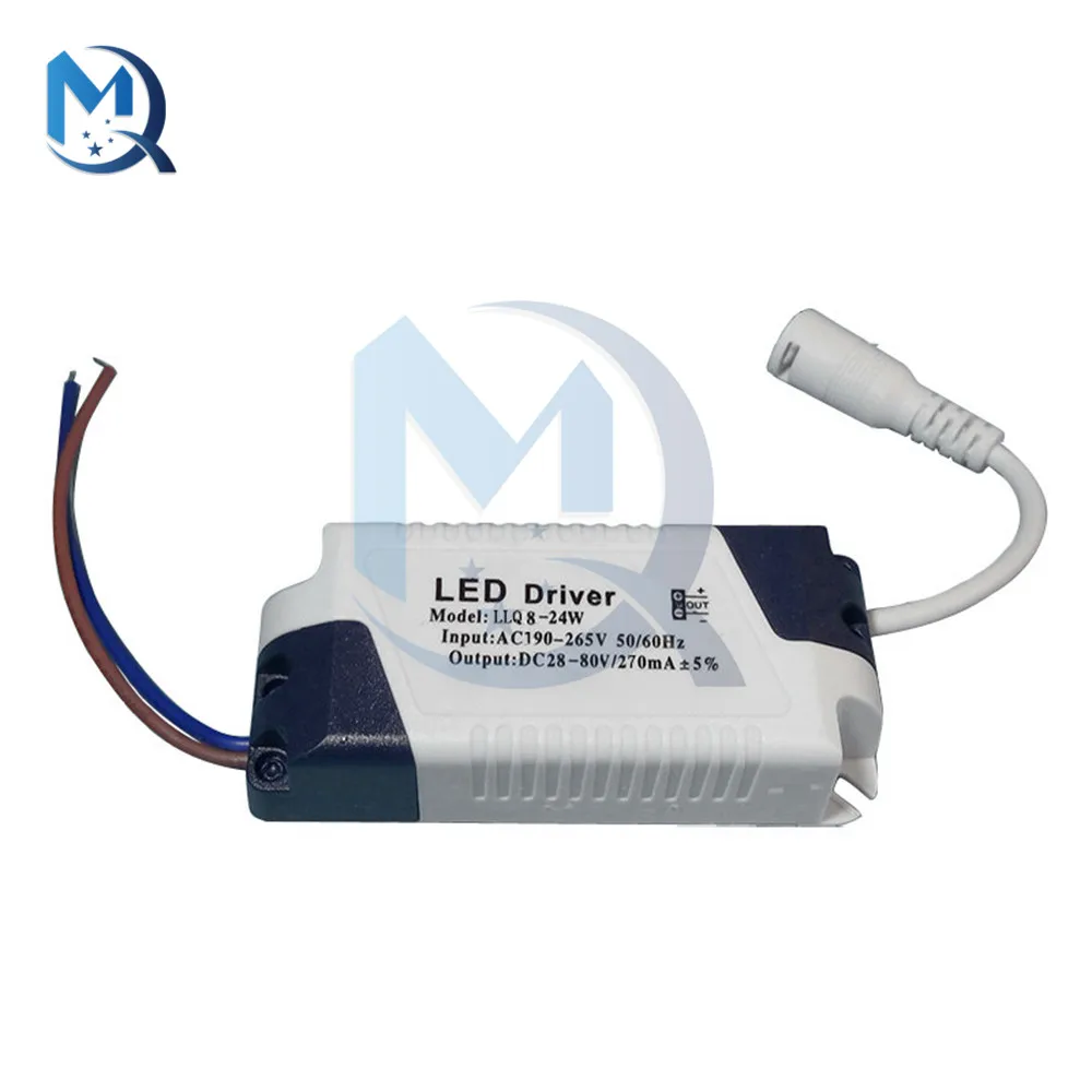 LED Driver 8-18W 8-24W Wide Voltage DC Female Head Ultra-thin Downlight Driving Power Panel Light Transformer Non-isolated Drive