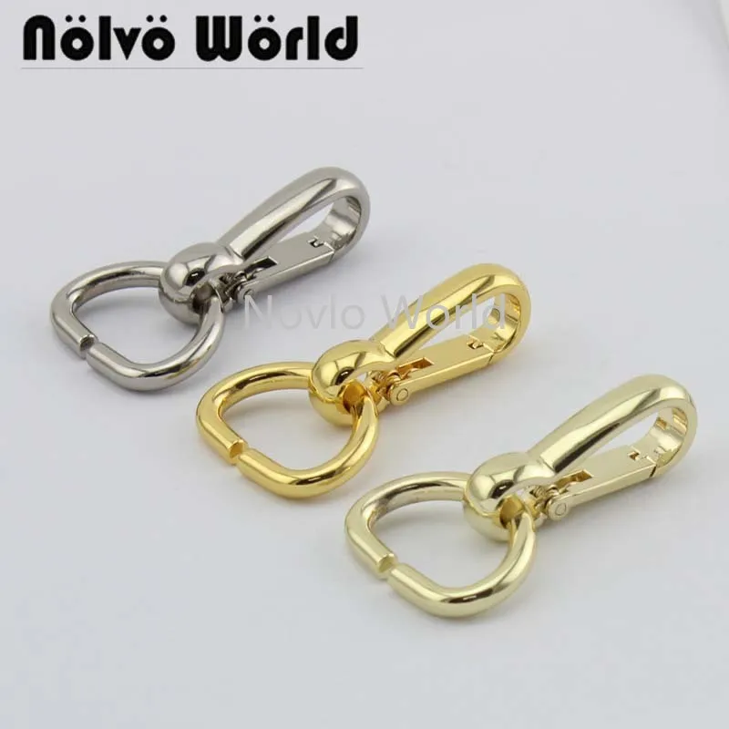 Nolvo World 5-20-100pcs 3 colors 54*22mm metal bag buckle dog collar buckle chain clasp 7/8