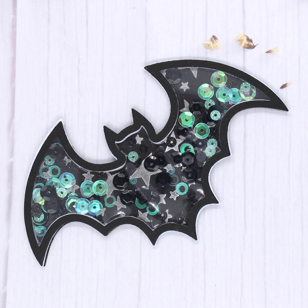 KSCRAFT Halloween Bat Shaker Metal Cutting Dies Stencils for DIY Scrapbooking Decorative Embossing DIY Paper Cards