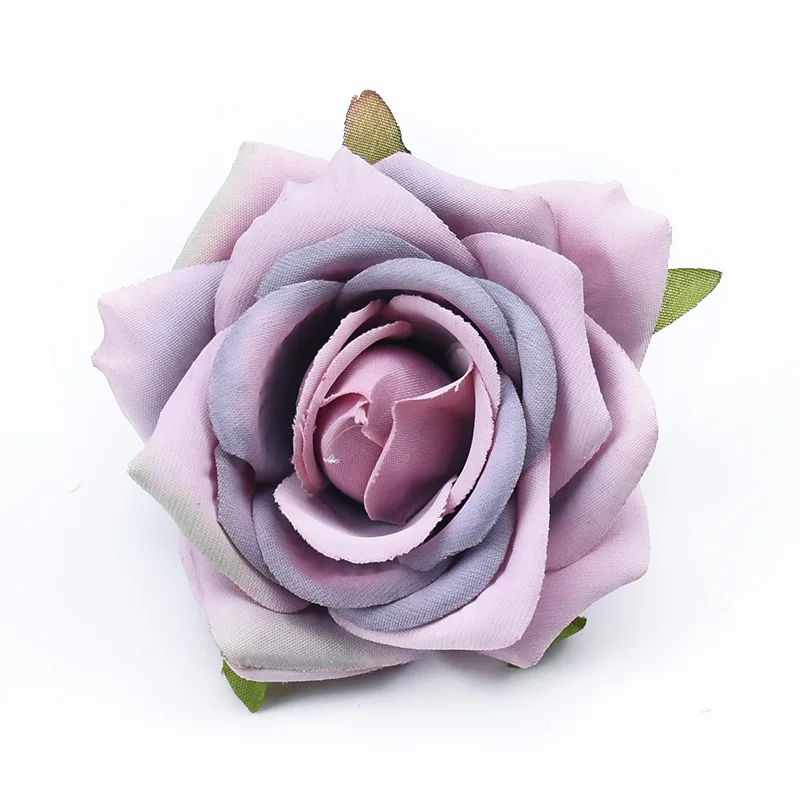 6 Stück Seidenrosenköpfe für Scrapbooking, Hochzeit, Heimdekoration, DIY-Geschenkboxen, Weihnachtsgirlanden, Haushaltsprodukte, Kunstblumen – Detail 9