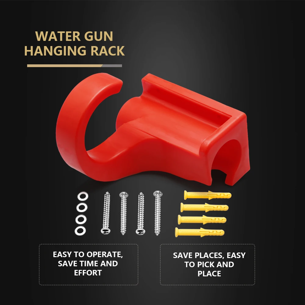 SPTA Wall Mounted High Pressure Water Gun Hanging Rack Car Washer Bracket Storage Holder Wash Pipe Hook Hose Supporter Tools