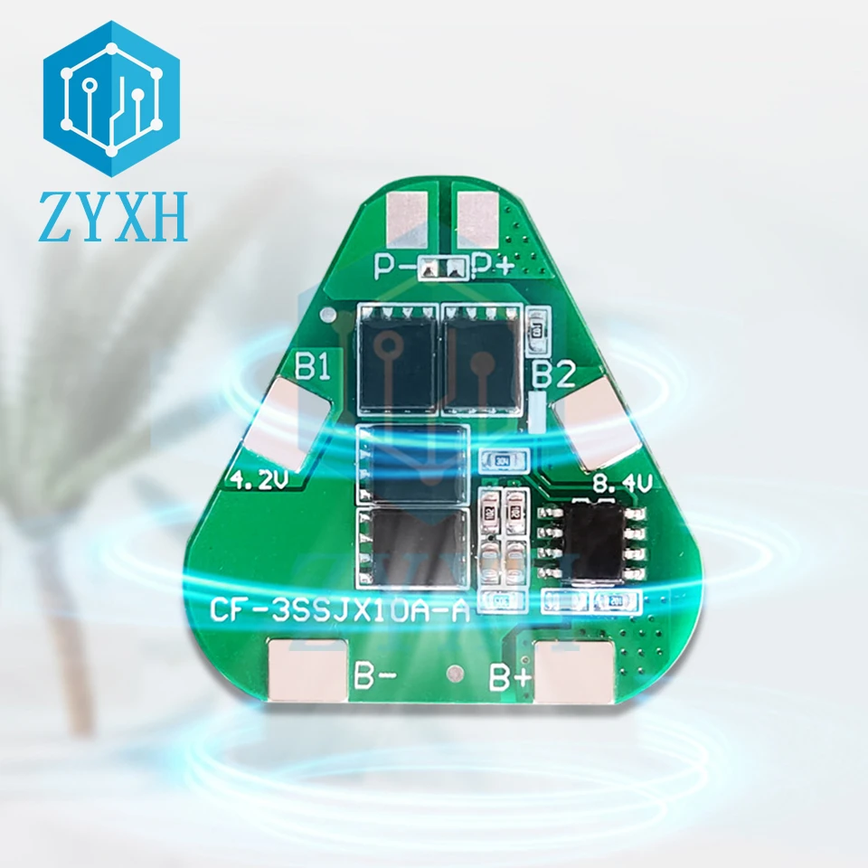 BMS 3S 12A 12.6V Li-ion litowo 18650 akumulatory Charge Board zabezpieczenie przed zwarciem dla Power Bank/elektronarzędzia