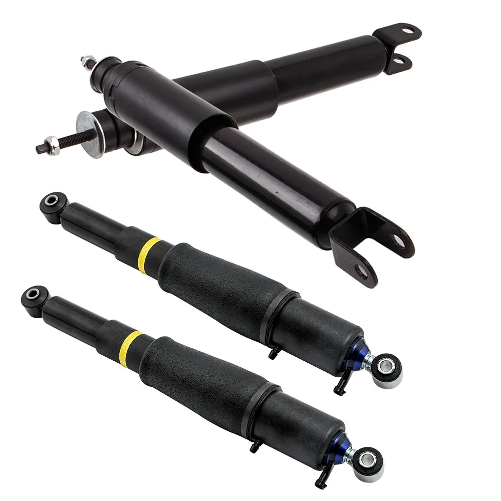 4pcs Front Rear Air Suspension Shocks Absorber Kit for Tahoe Yukon Suburban for GMC Yukon XL 1500 Model 2000-2006