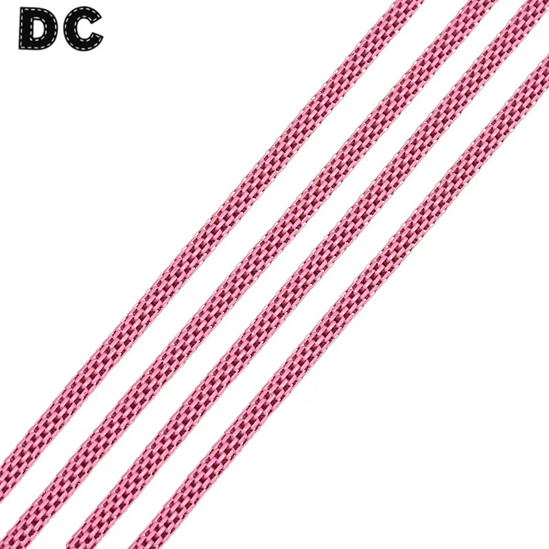 DC 5pcs/lot 19 Colors Corn Chains Metal Iron Necklace Chains Bulk Open Link Chain Dia 3mm Gold Black Bronze Diy Jewelry Findings