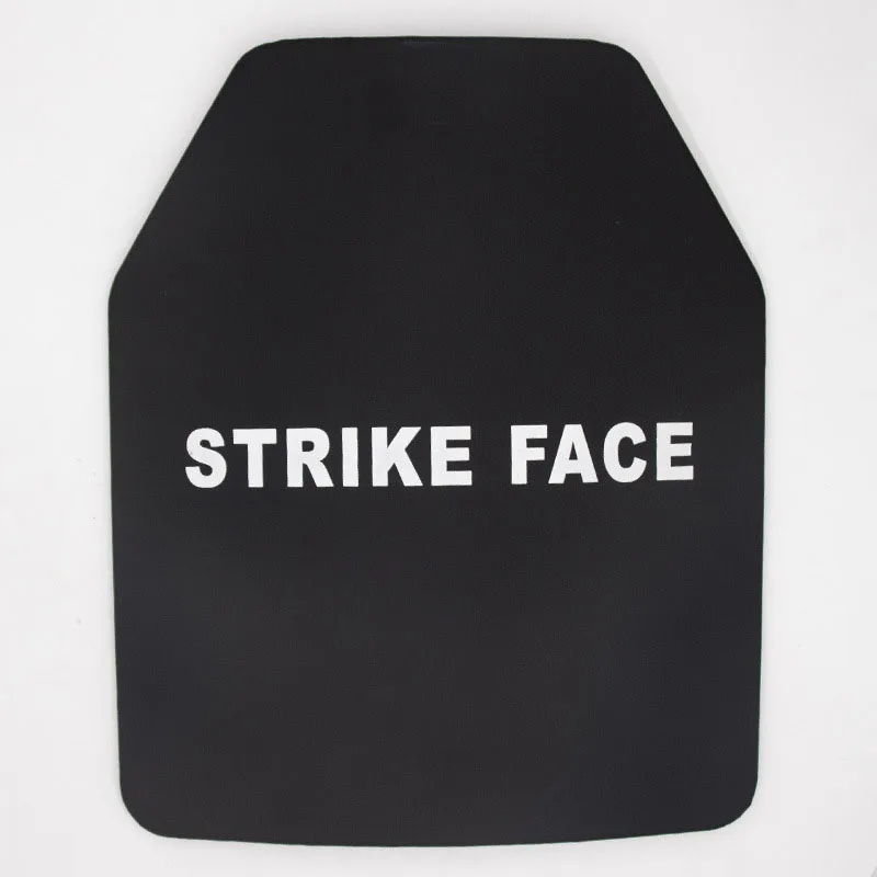 

10" x 12" NIJ IIIA Bulletproof Steel Plate Strike Face Ballistic Panel for Plate Carrier Tactical Vest