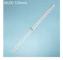 100% New 2pcs/Kit LED strips for  49 TV UA49NU UA49RU AOT 49 NU7300 NU7100 2X38 3030C d6t-2d1 19S2P REV.V4 2018/01/10
