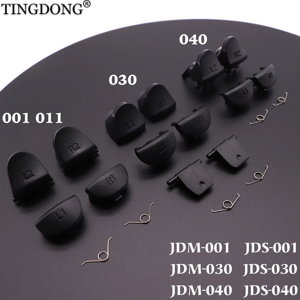 L1 R1 L2 R2 Trigger Buttons  JDS JDM 001 011 030 040  For PlayStation 4 PS4 Slim Pro Controller  R1L1R2L2 Button W/ Spring