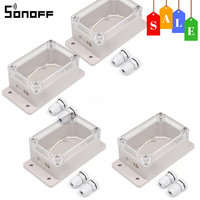 Itead SONOFF IP66 Junction Box ABS+PC Waterproof Cover Case For Sonoff Basic/RF/Dual/Pow/TH16/G1 Cable Wire Connector Smart Home