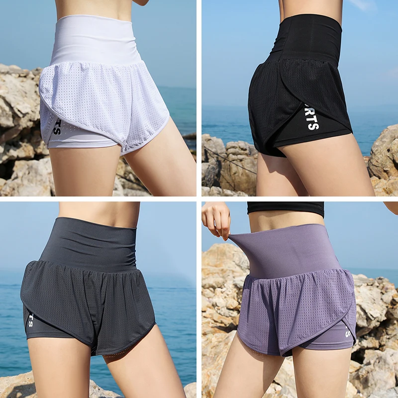 SOISOU New Summer Women\'s Shorts Skirt Shorts Yoga Fitness Women\'s Cycling Shorts Running Sports Shorts Women Safety Pants