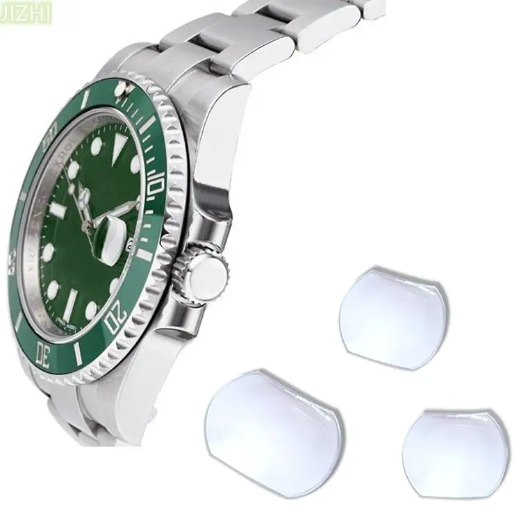 Sapphire Bubble Magnifier Calendar Lens for Date Window Watch Crystal Glass 7.0x5.5mm/5.5x4.5mm/5.5mm To Choose