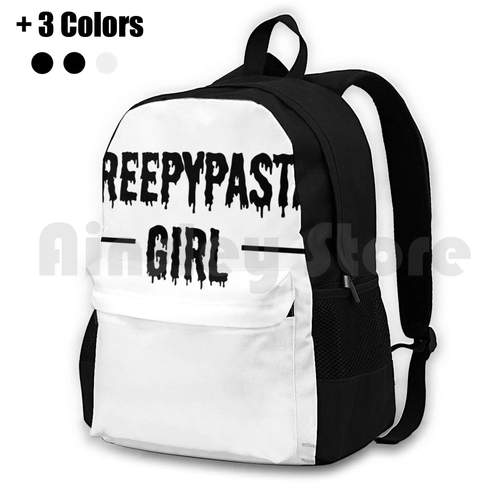 Creepypasta Girl Outdoor Hiking Backpack Riding Climbing Sports Bag Horror Horror Stories Creepypastas For Scary Movie Lovers