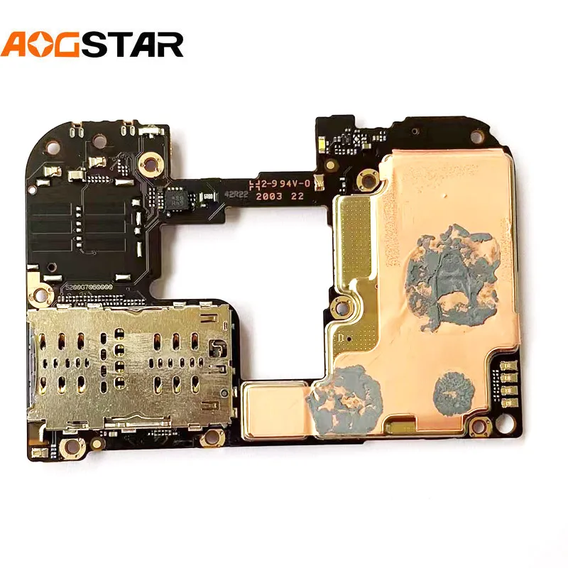 Aogstar Electronic Panel Mainboard For Xiaomi RedMi Note 8 pro Note8Pro Motherboard Unlocked With Chips CN Vesion