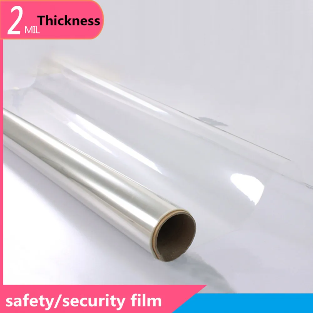 

SUNICE 0.5x10/20/30m Clear Transparent Safety Security Window Film for Car Auto Home Office Anti-shatter Protection PET Film