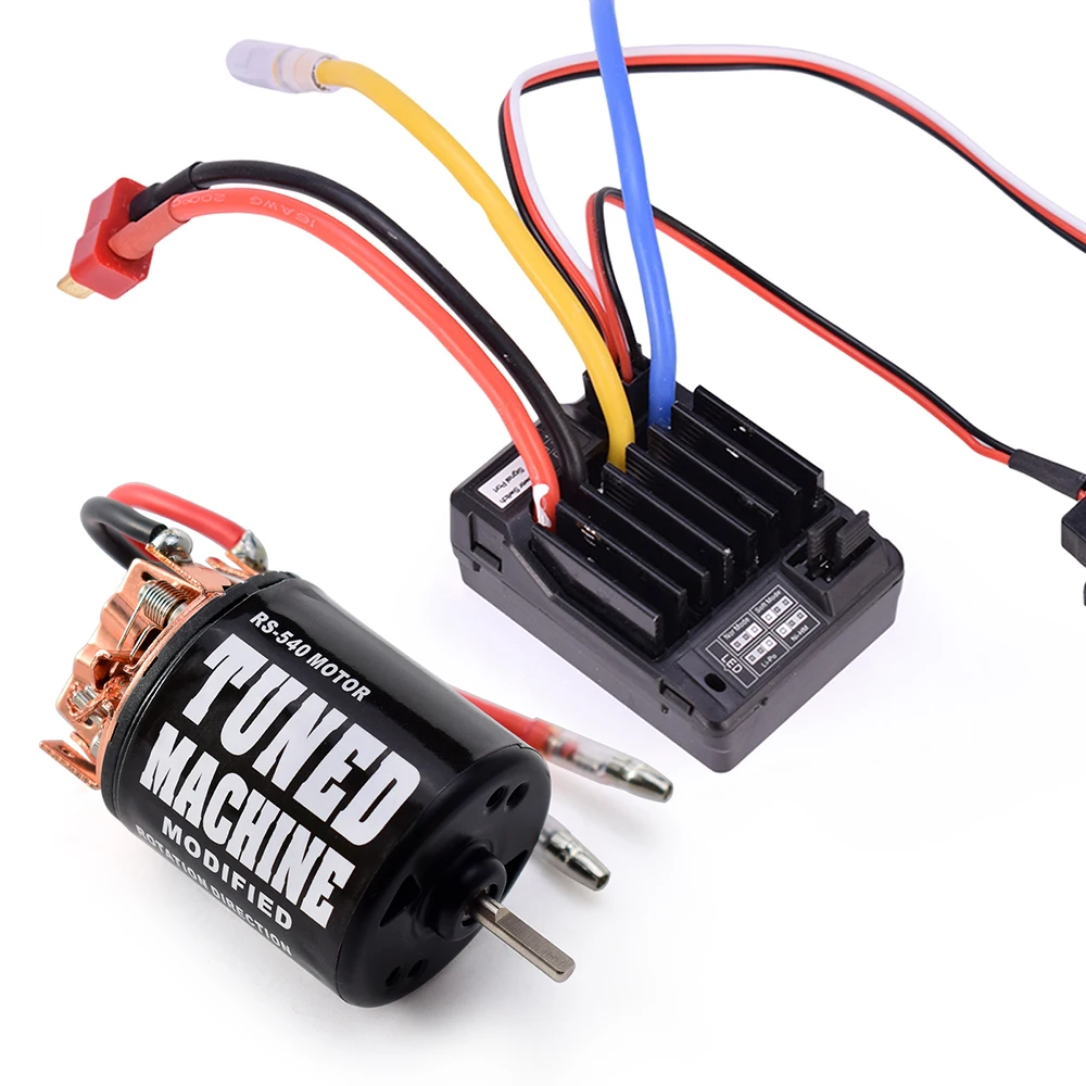 AUSTAR D60A szczotkowane ESC 60A 2-3S LiPo elektryczny regulator prędkości dla 1/10th RC samochodów turystycznych wózki Off-road samochodów ciężarowych jeździk skalny