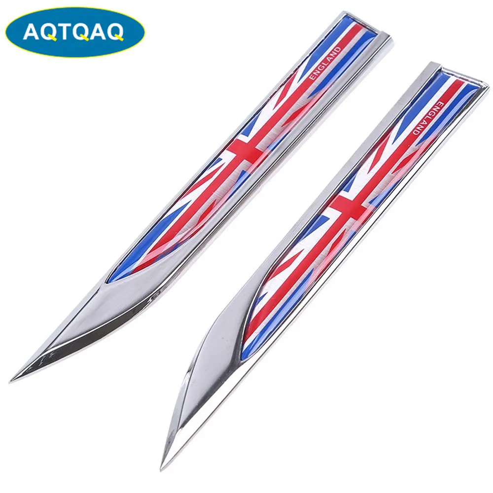 

1Pair 3D Metal Car Decoration Metal Adhesive England Flag Truck Car Badge Emblem Sticker for Car Motorcycle Sticker