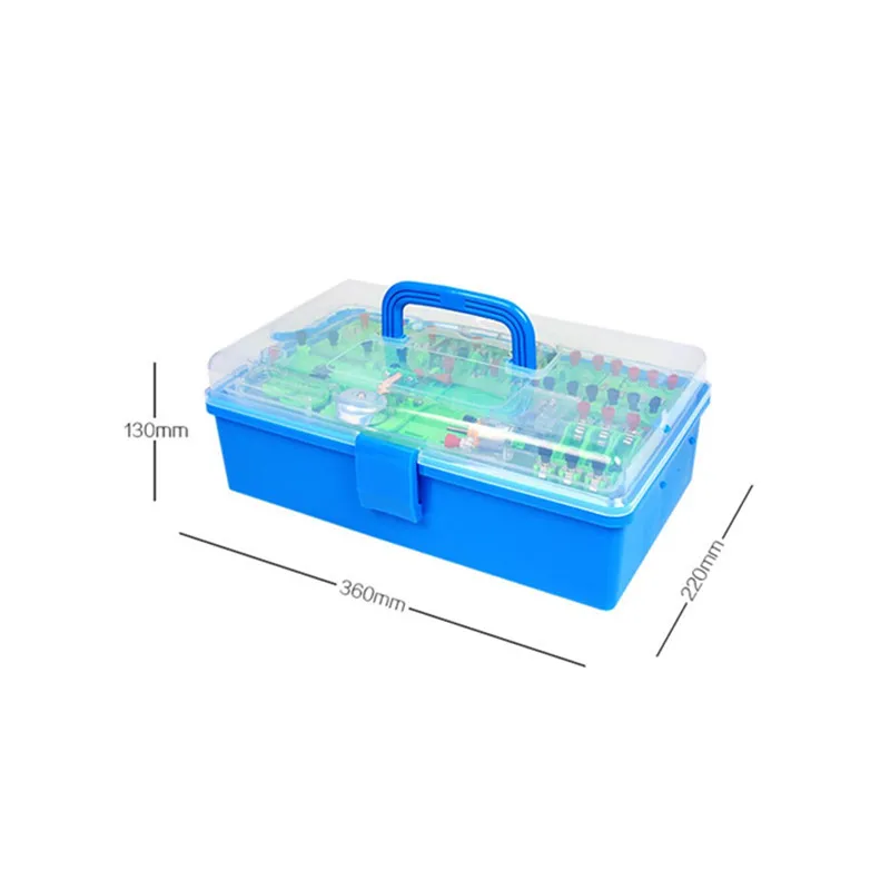 Electricidade Experiment Kit para Junior High School, Eletromagnetismo, Física Equipamento, Kit Experimento Circuito