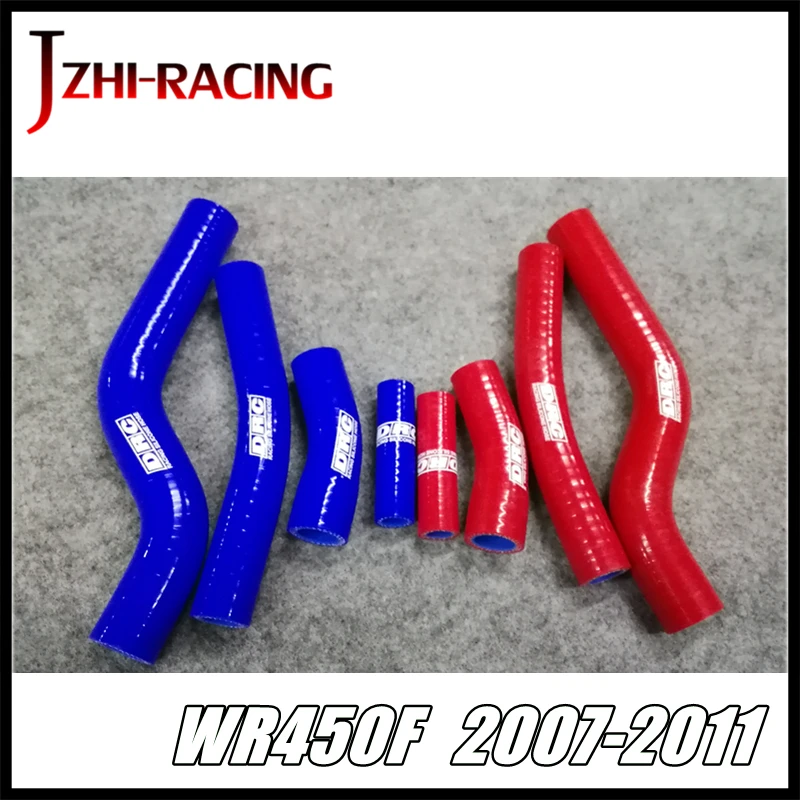 FOR YAMAHA WR450F 2007-2011 Silicone radiator coolant hose kit.