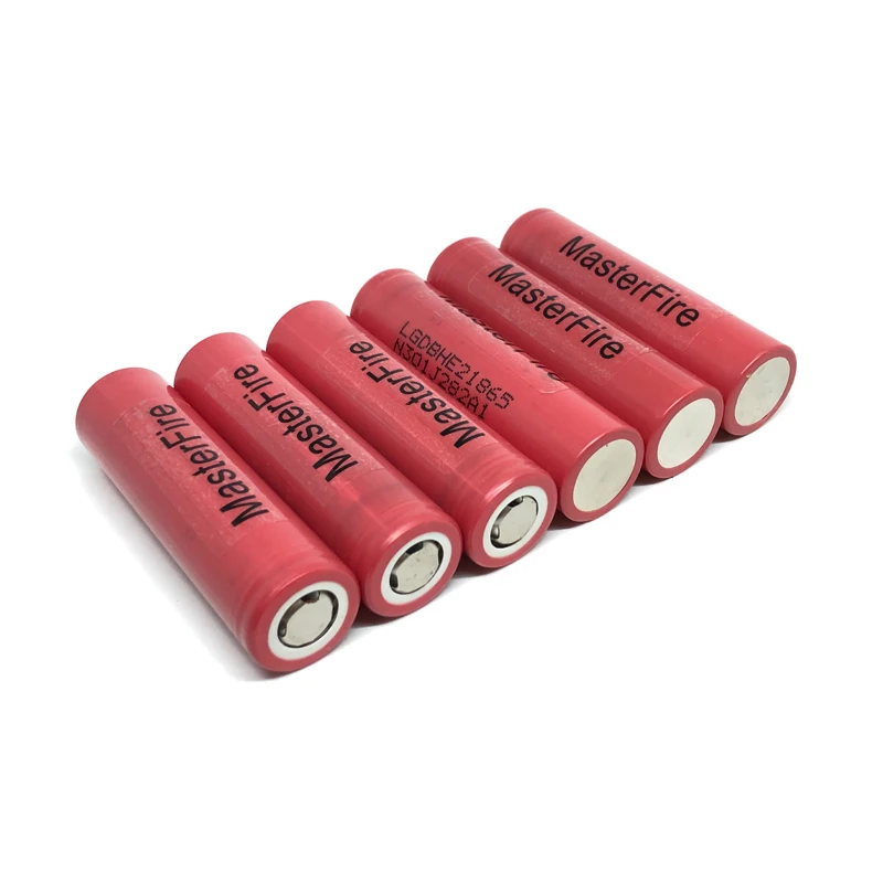 

Wholesale MasterFire Original ICR18650HE2 2500mah 18650 HE2 3.6V 30A discharge Battery High Drain Rechargeable Lithium Batteries