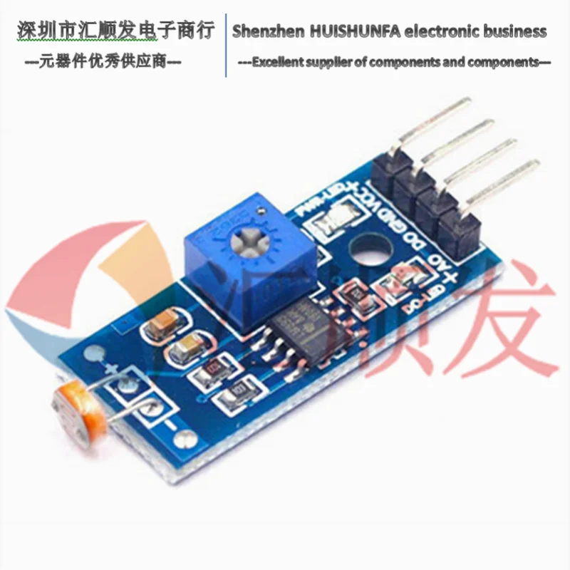 4-pin صور الاستشعار مصابيح إضاءة وحدة كشف photoresistor وحدة الضوئية LM393