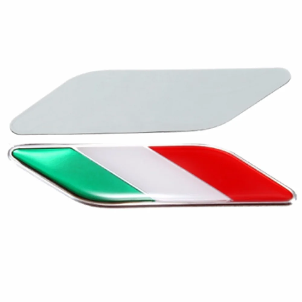 Car Italy Flag Italian Emblem Stickers Fender Car Decal For Fia