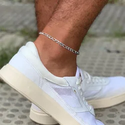 Figaro Chain Anklet,Figaro Chain Ankle Bracelet for Men Women,Everyday Dainty Anklet,Adjustable