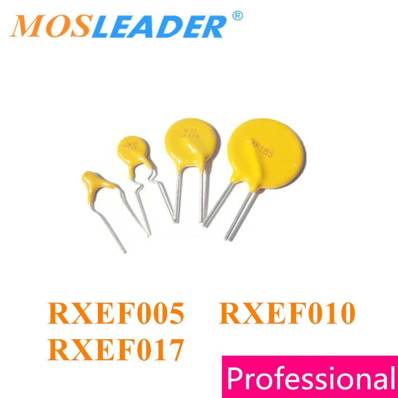 

Mosleader 1000 шт. DIP RXEF005 RXEF010 RXEF017 предохранитель 60 в 0.05A 0.1A 0.17A PPTC, сделано в Китае, высокое качество