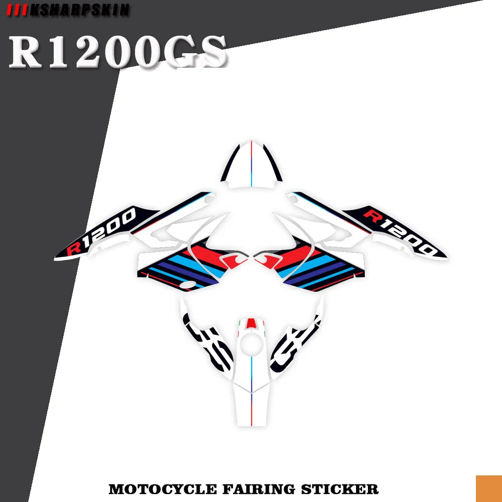 Motorcycle body modification fairing decorative protection sticker is suitable for BMW R1200GS  2004-2007