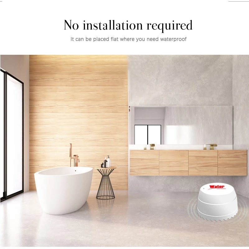 TUYA كاشف تسرب المياه واي فاي مستشعر الفيضانات إنذار تسرب المراقبة عن بعد الحياة الذكية APP تنبيه الفيضانات تجاوز الأمن